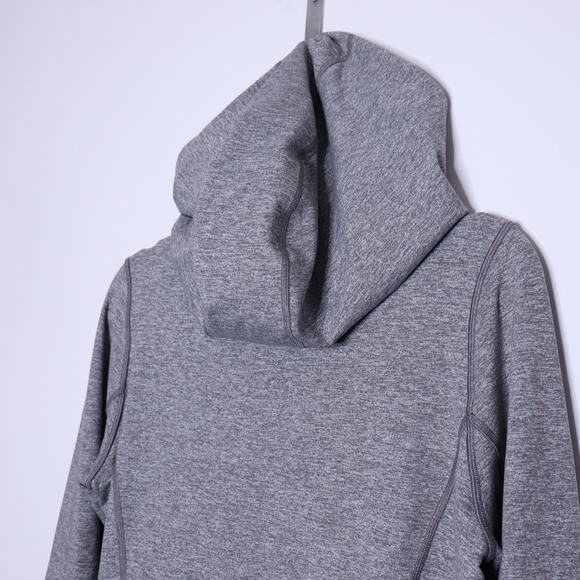 LULULEMON Stride Jacket II Heathered Slate Hooded Lightweight Active Women's 10 - Picture 10 of 12